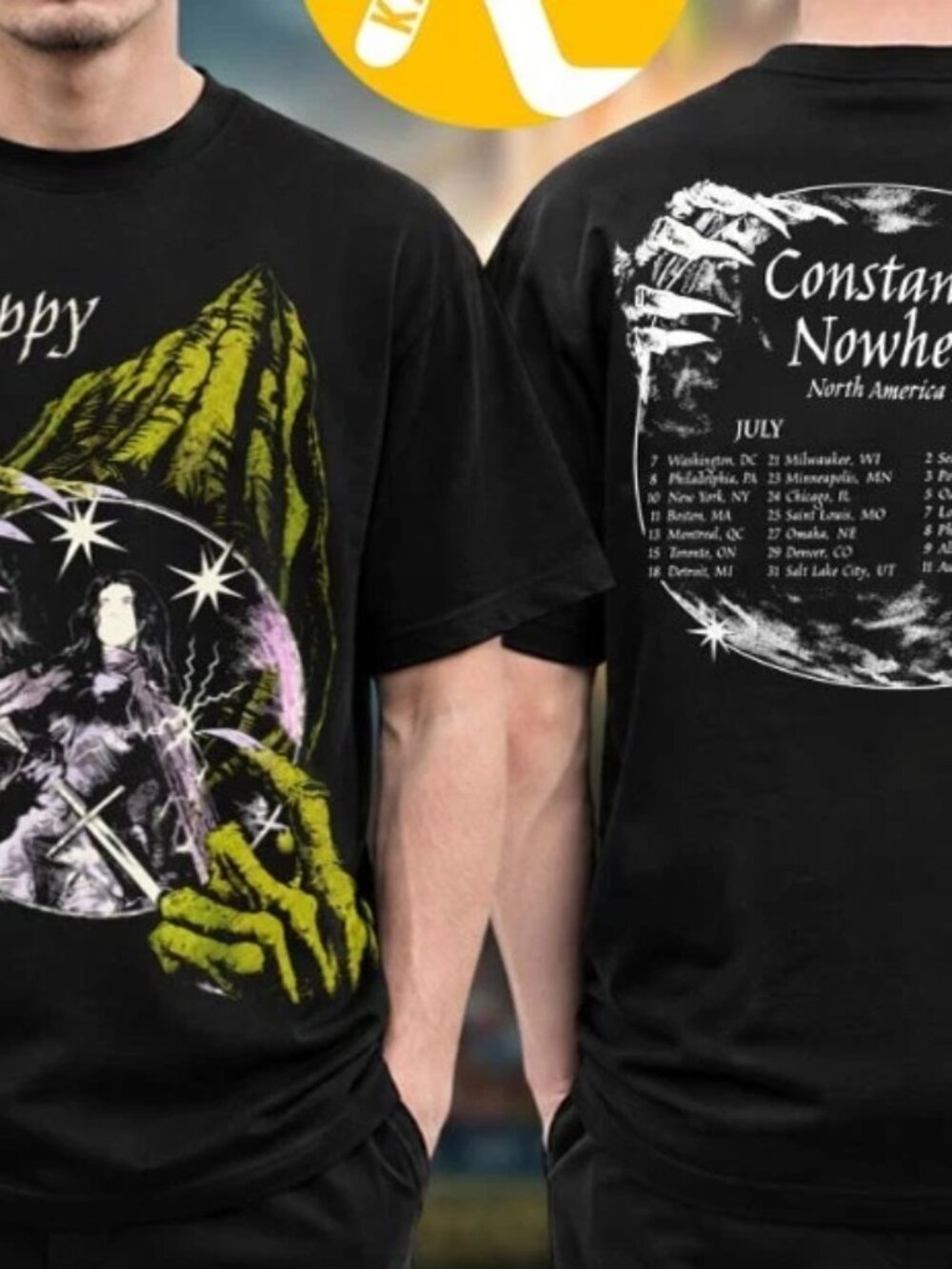 Poppy Merch Constantly Nowhere North America Tour 2026 T-shirt